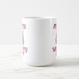 Caneca De Café Sempre com o meu gato Design de amante felino dedi