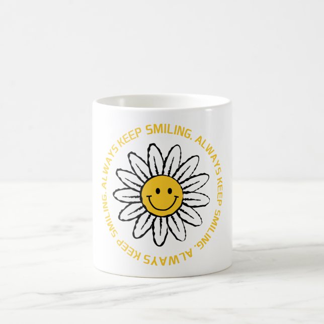 Caneca De Café Sempre Continue sorrindo (Centro)