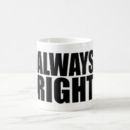 CANECA DE CAFÉ SEMPRE DIREITO