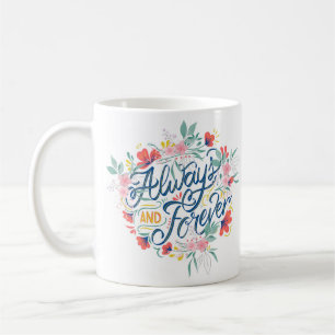 CANECA DE CAFÉ SEMPRE E PARA SEMPRE