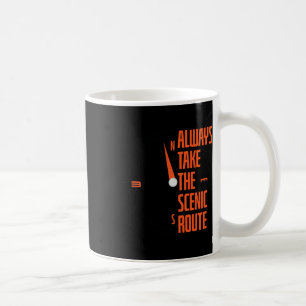 Caneca De Café Sempre Faça a Trilha pela Rota Panorâmica