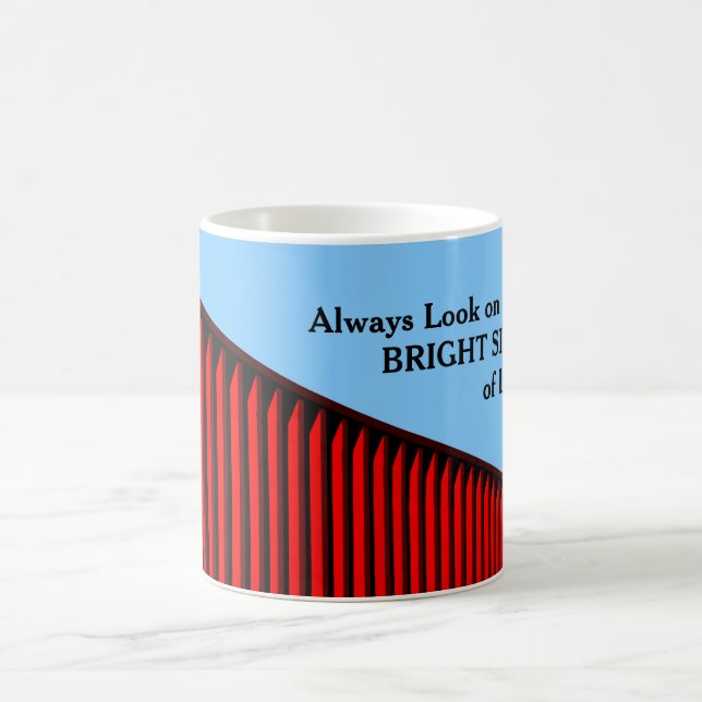 Caneca De Café "Sempre olhe no lado direito da vida" personalizad (Centro)