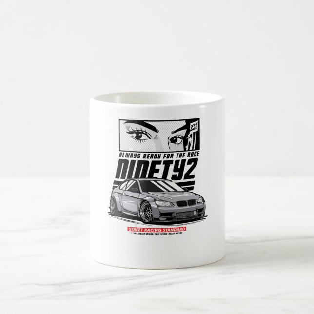 Caneca De Café Sempre Pronto para a Corrida (Centro)