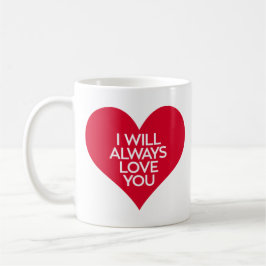 Caneca De Café Sempre Te Amo.