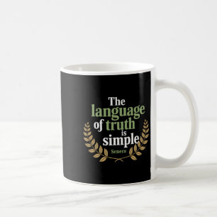 Caneca De Café Seneca Cita Filosofia Stoic Sabedoria Verdade Simp