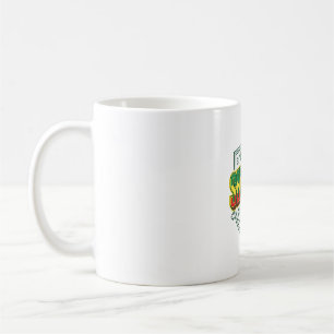 Caneca De Café Senegal Futebol 2026 Futebol Negrito País Tipograf