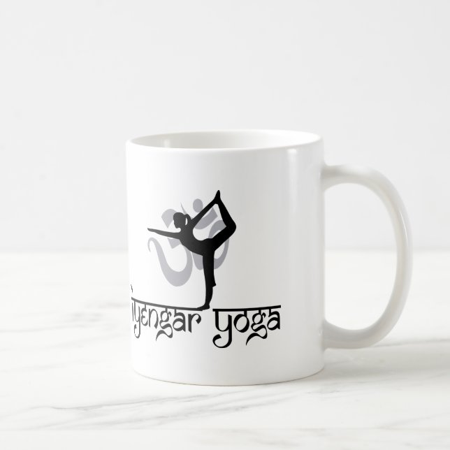 Caneca De Café Senhor do presente da ioga de Iyengar da pose da (Direita)