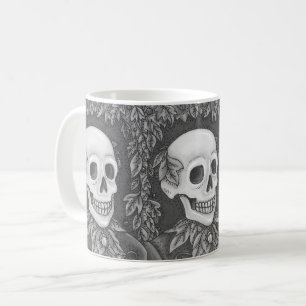 CANECA DE CAFÉ SENHOR GÊTICO DE SKELETON, MÚG CLÁSSICA DE HALLOWE