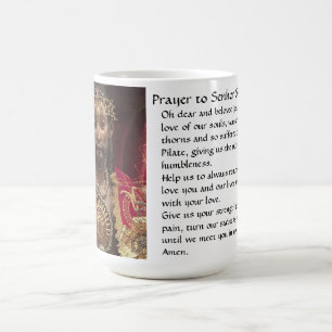 Caneca De Café Senhor Santo Cristo Oração Mug