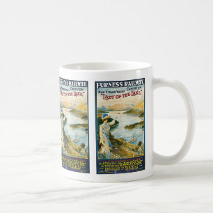 Caneca De Café Senhora da estrada de ferro de Furness do ~ do