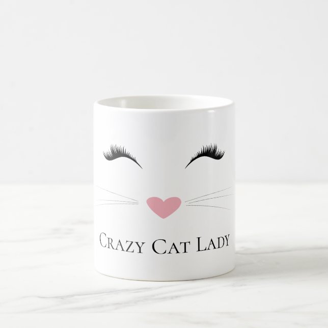 Caneca De Café Senhora de Gato Louca de Moedas (Centro)