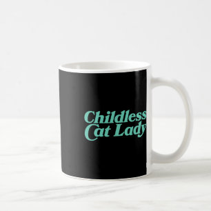 Caneca De Café Senhora de Gato Sem Fios, Retrovibrante