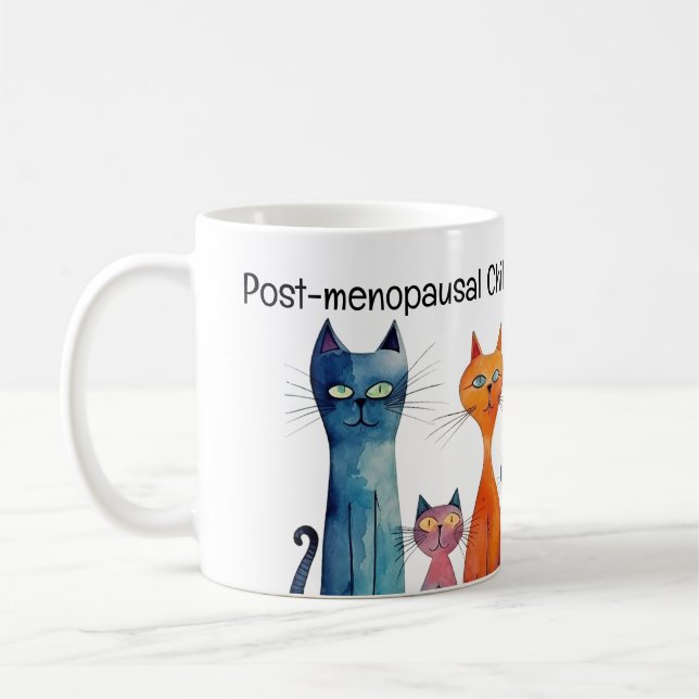 Caneca De Café Senhora de Gato Sem Menopausa poste para Kamala Mu (Esquerda)