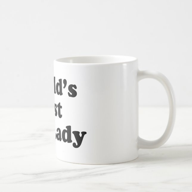 Caneca De Café Senhora de saco do mundo a melhor (Direita)