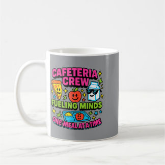 Caneca De Café Senhora do Almoço Cafeteria Escolar - Alimentando