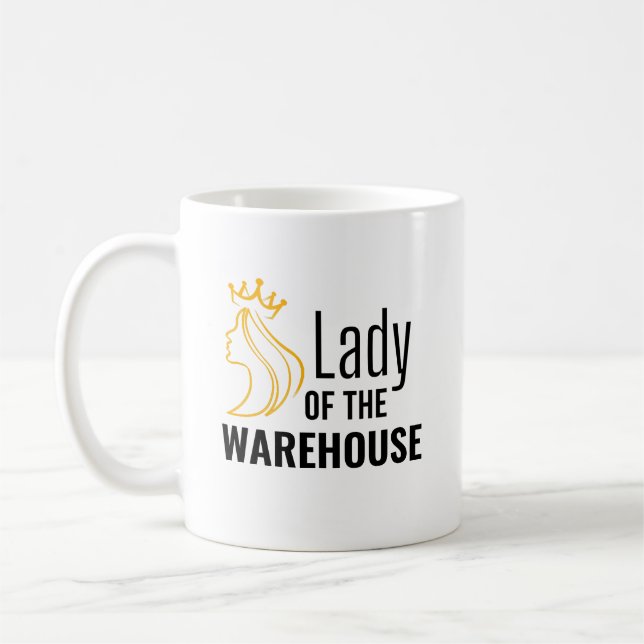 Caneca De Café Senhora do Armazém - Design (Esquerda)