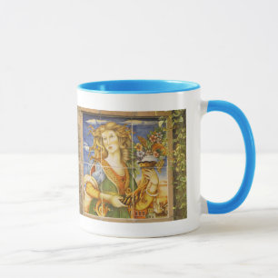 Caneca de café--Senhora do azulejo de Deruta