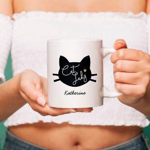 Caneca De Café Senhora do gato