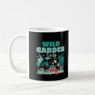 CANECA DE CAFÉ SENHORA DO JARDIM SELVAGEM JARDIM FOFO COM PLANTAS