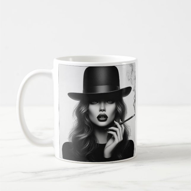 Caneca De Café Senhora Fumante! (Esquerda)
