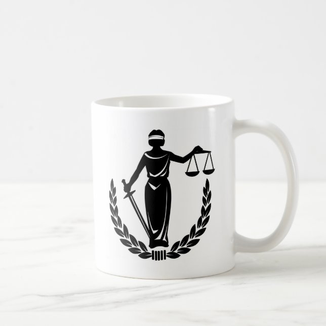 CANECA DE CAFÉ SENHORA JUSTIÇA CO. (Direita)
