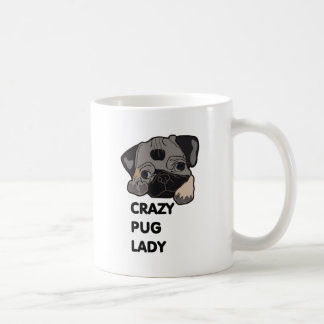 Caneca De Café Senhora louca do Pug