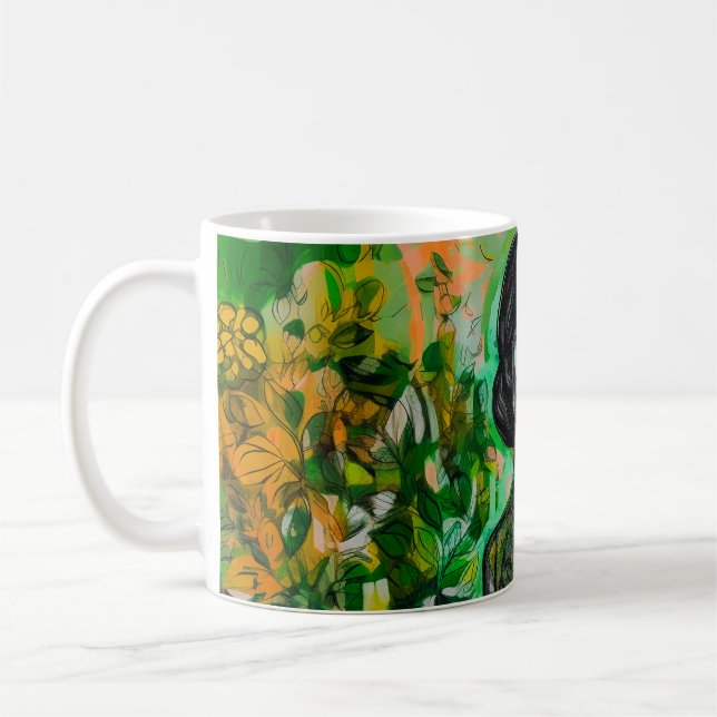 Caneca De Café Senhora Misteriosa (Esquerda)