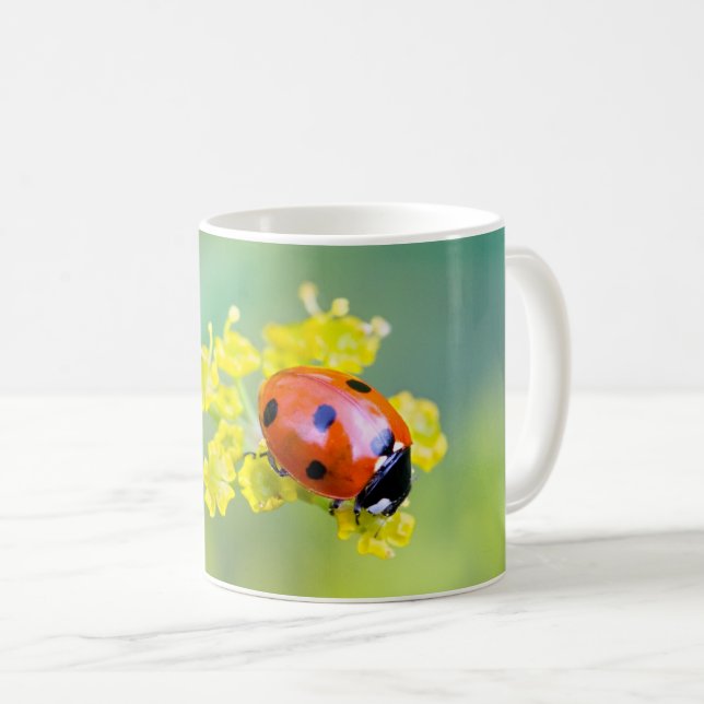 Caneca De Café senhora por cima (Frente Esquerda)