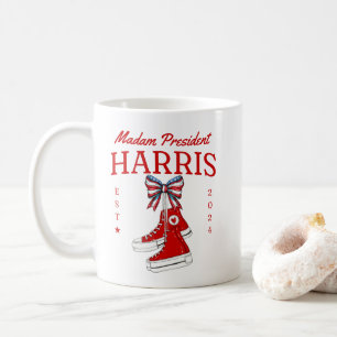 Caneca De Café Senhora Presidente Harris 2024 Sneaker Meme