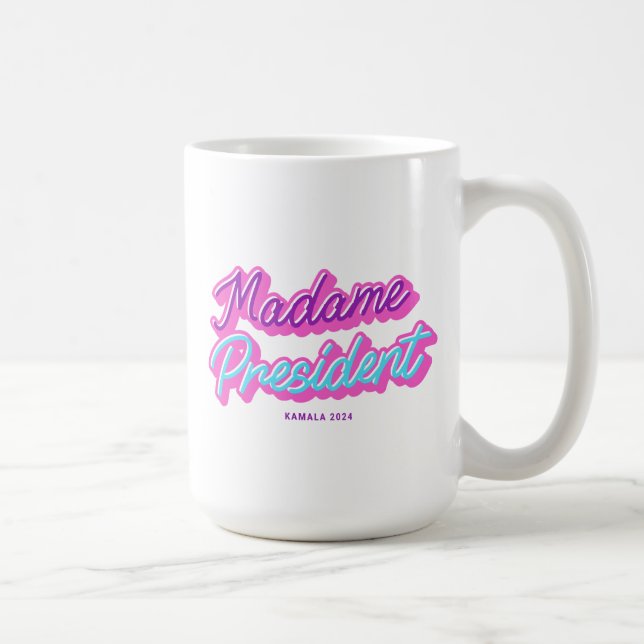 Caneca De Café Senhora Presidente Kamala 2024 Coffee Mug (Direita)