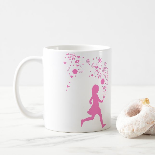 Caneca De Café Senhora Rosa. (Com Donut)