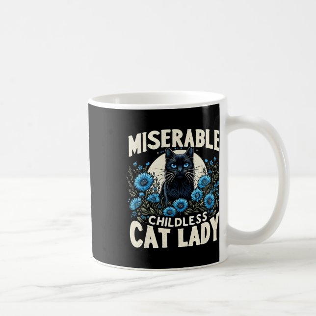 Caneca De Café Senhoras Miseráveis Da Mulher Gato-Iva Da Eleição (Direita)
