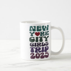 Caneca De Café Senhoras Nova York 2025 Viagem de Meninas Férias I