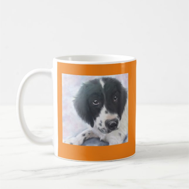 Caneca De Café Senhorita Fannie - copo do Spaniel de Springer (Esquerda)