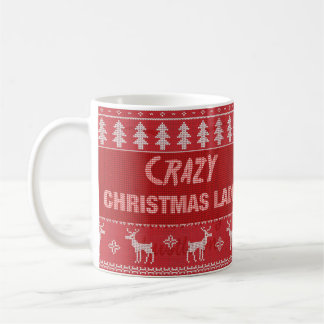 Caneca De Café Senhorita Natal Louca