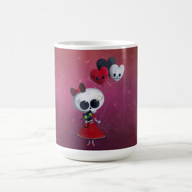 Caneca De Café Senhorita pequena Morte Namorados Menina (Centro)