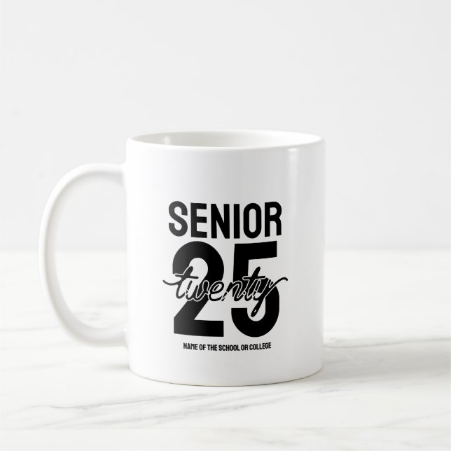 Caneca De Café Senior twenty 25 Graduation gift (Esquerda)