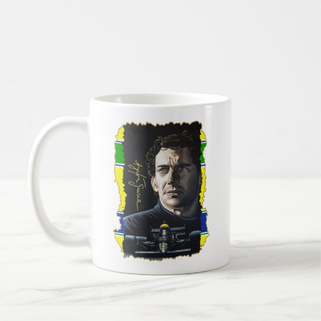 Caneca De Café Senna Painting (Esquerda)