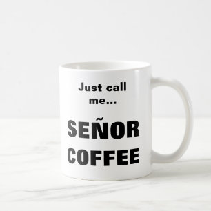 caneca de café SEÑOR