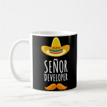 Senor Developer Sombrero e Mustache