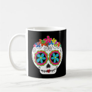 Caneca De Café Señorita Calavera Dia do Crânio do Açúcar Morto