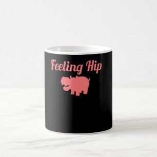 Caneca De Café Sensação de Hip Hippopotamus Engraçado Presente