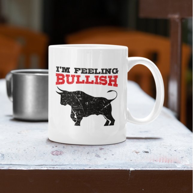 Caneca De Café Sensação de que a Bull Trading Market Trading (Feeling Bullish Bull Trading Stock Market Trading Coffee Mug)