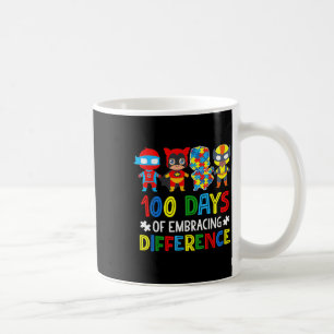 Caneca De Café Sensibilização Autismo Abrange Diferenças De 100 D