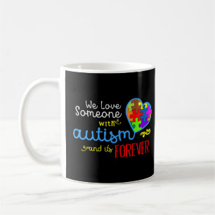 Caneca De Café Sensibilização Autismo - Ame para o Autismo Famili