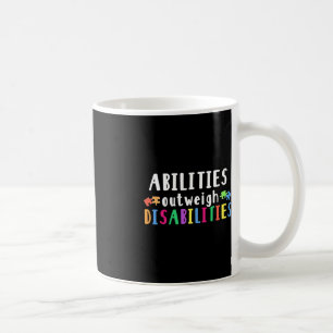 Caneca De Café Sensibilização Autismo - As capacidades superam as
