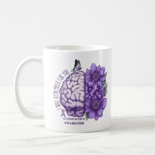 Caneca De Café Sensibilização do Alzheimer Eu lembrarei por você
