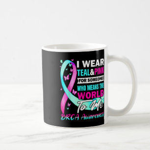 Caneca De Café Sensibilização Do Brca Para A Mama E O Suporte Ao