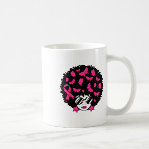 Caneca De Café Sensibilização do Cancer das mulheres negras sobre