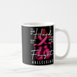 Caneca De Café Sensibilização do Cancer para o Duro cristão
